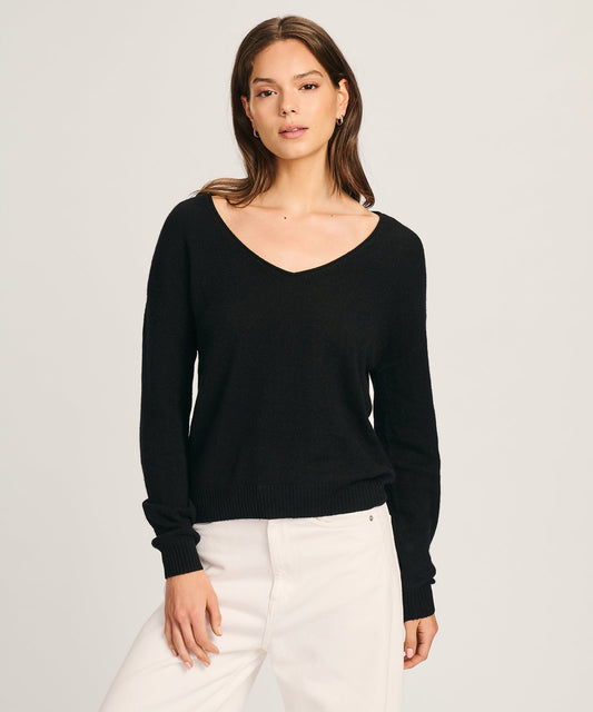 Lightweight Cashmere V-Neck Sweater