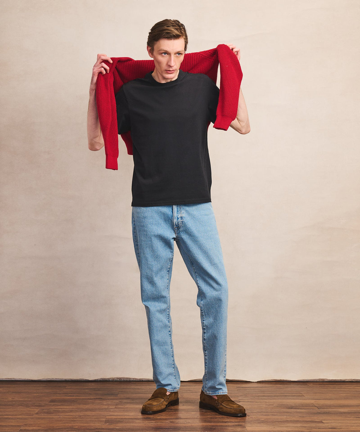 Lightweight Brushed Cotton Tee