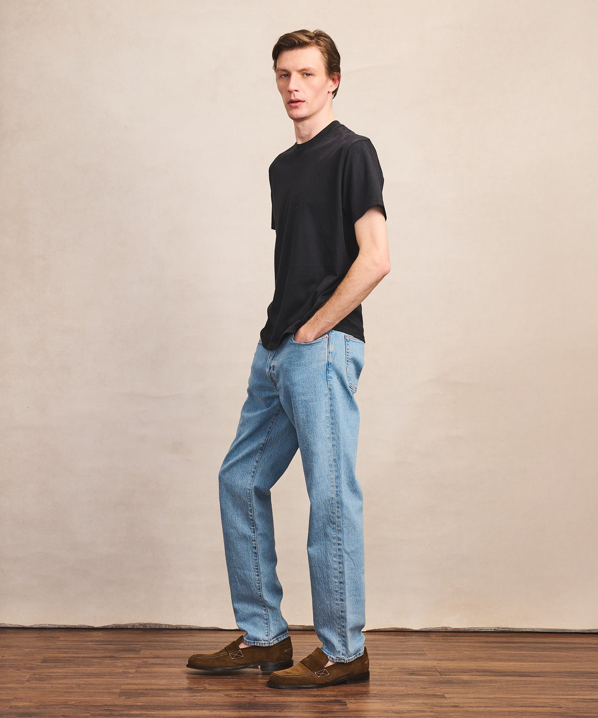 Lightweight Brushed Cotton Tee