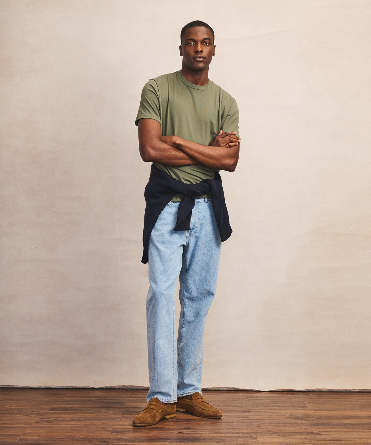 Lightweight Brushed Cotton Tee
