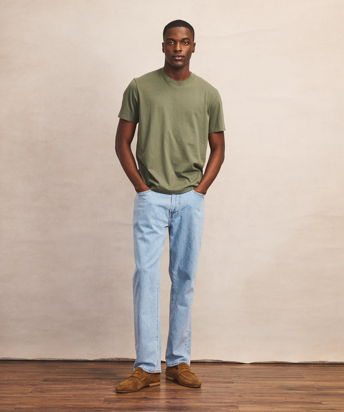 Lightweight Brushed Cotton Tee