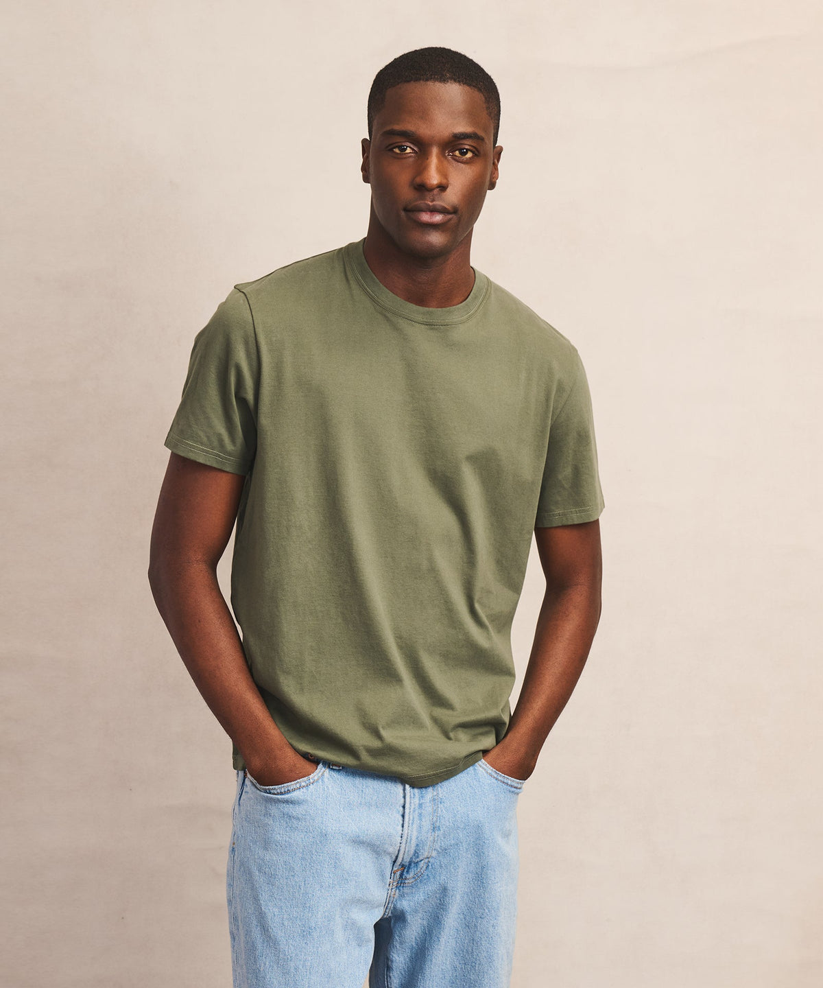 Lightweight Brushed Cotton Tee