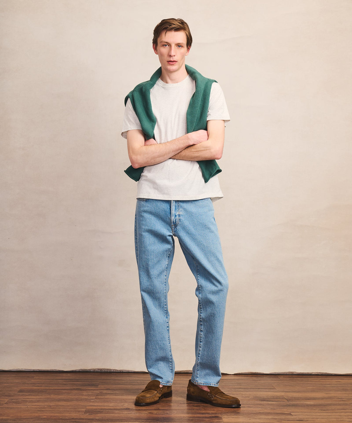 Lightweight Brushed Cotton Tee