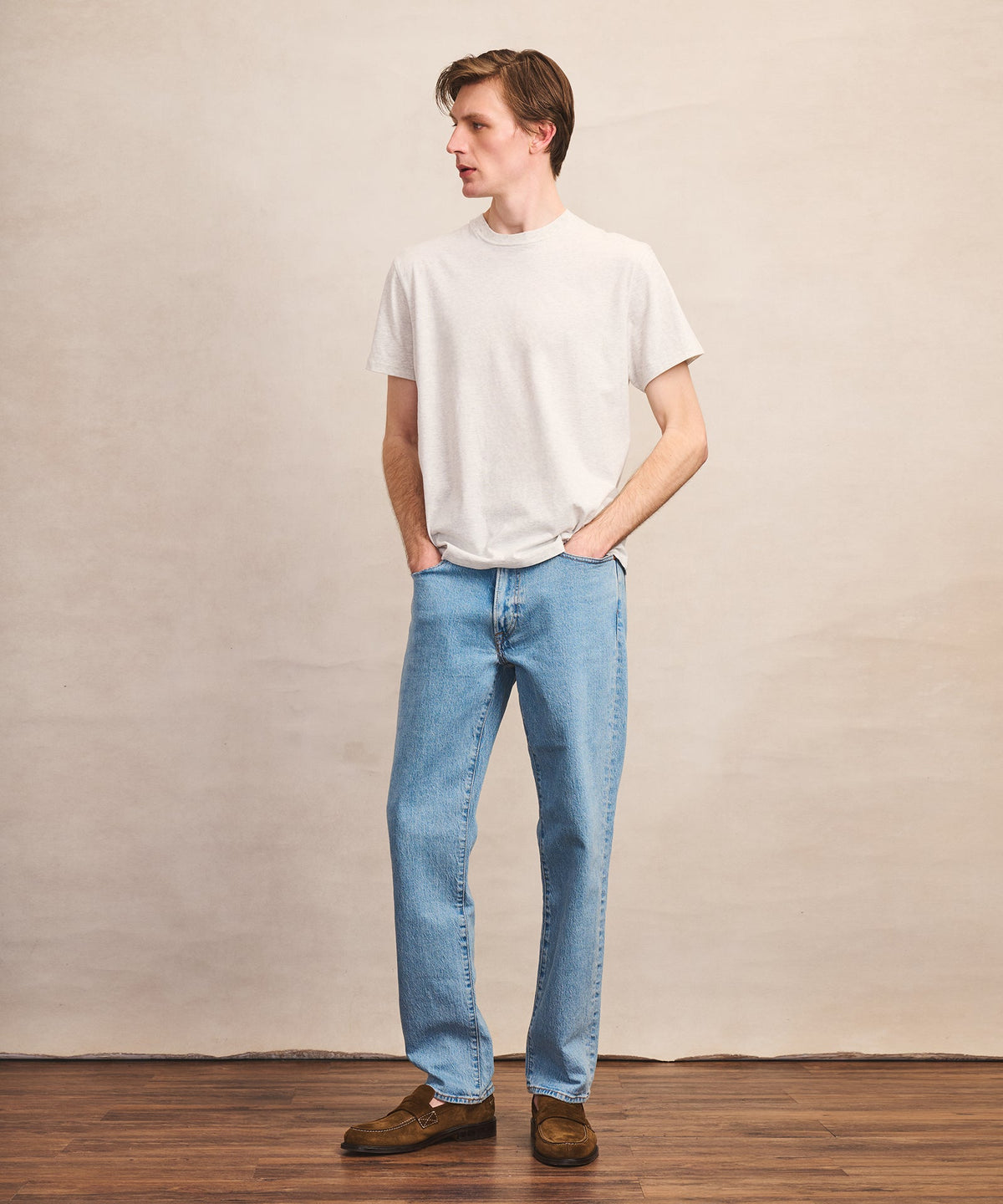 Lightweight Brushed Cotton Tee