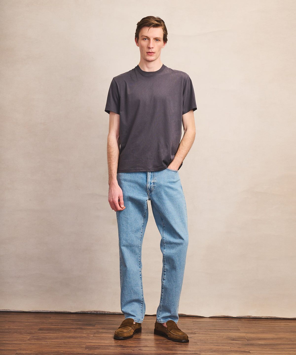Lightweight Brushed Cotton Tee