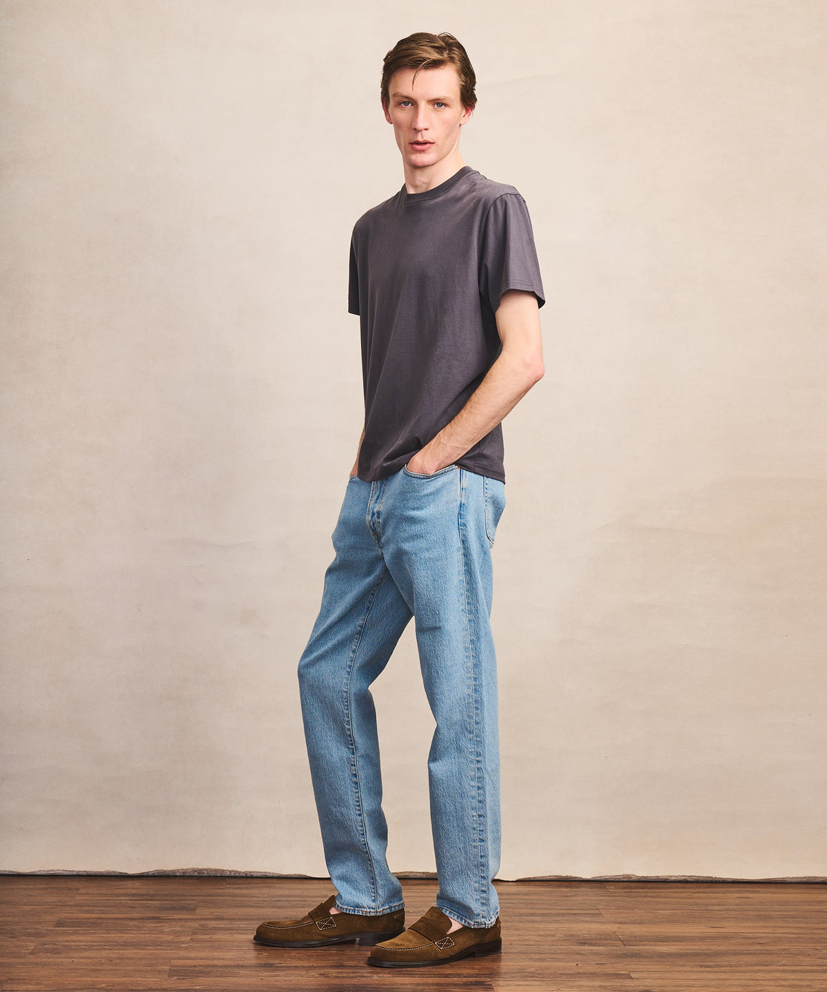 Lightweight Brushed Cotton Tee