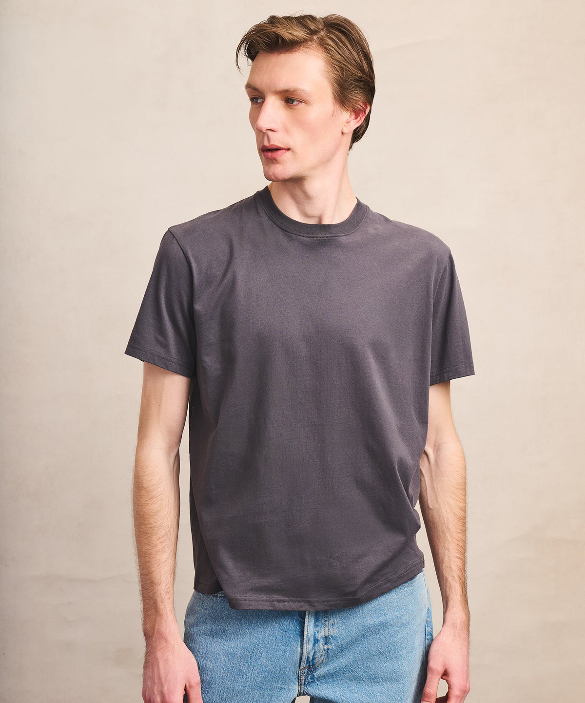 Lightweight Brushed Cotton Tee