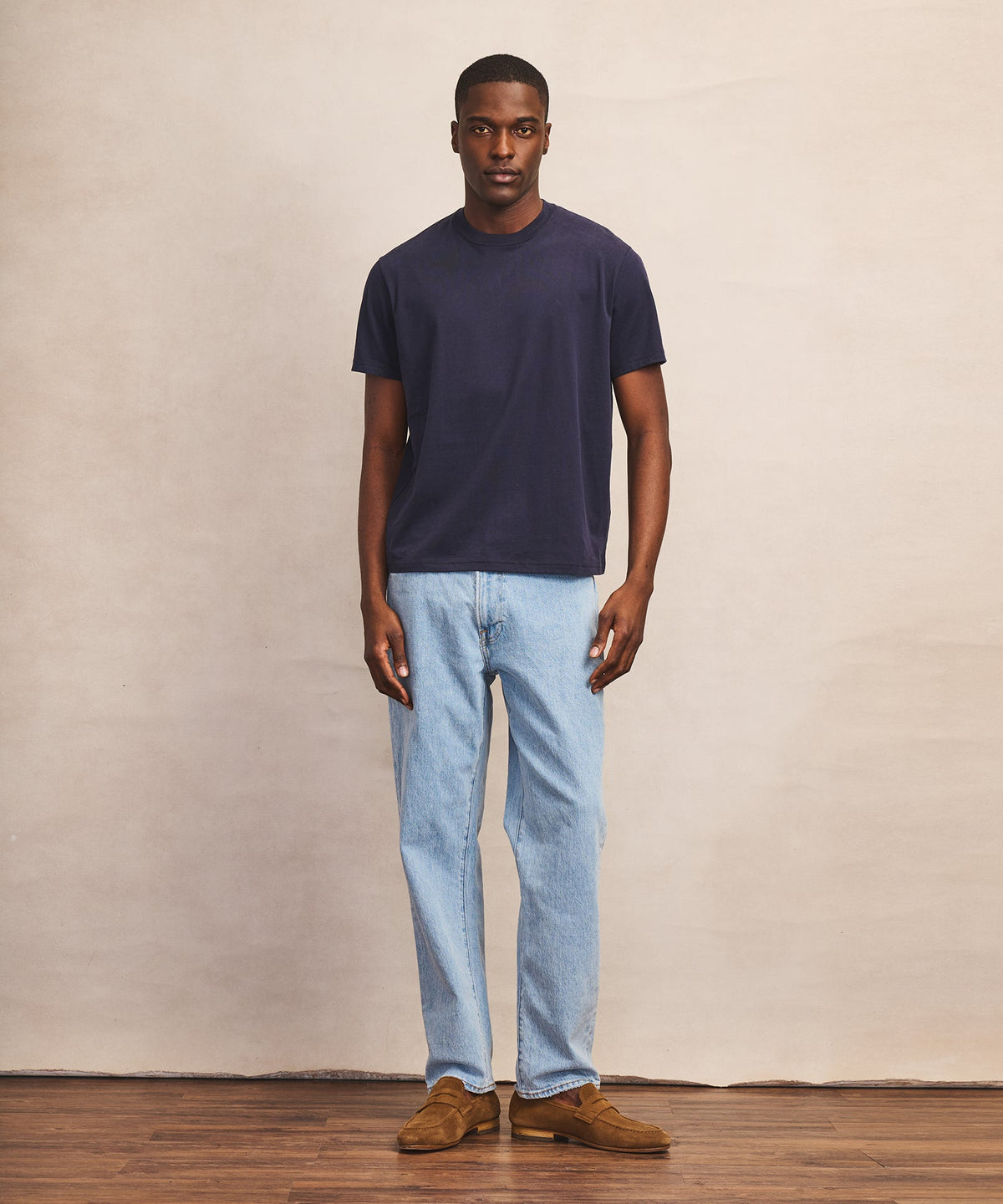 Lightweight Brushed Cotton Tee