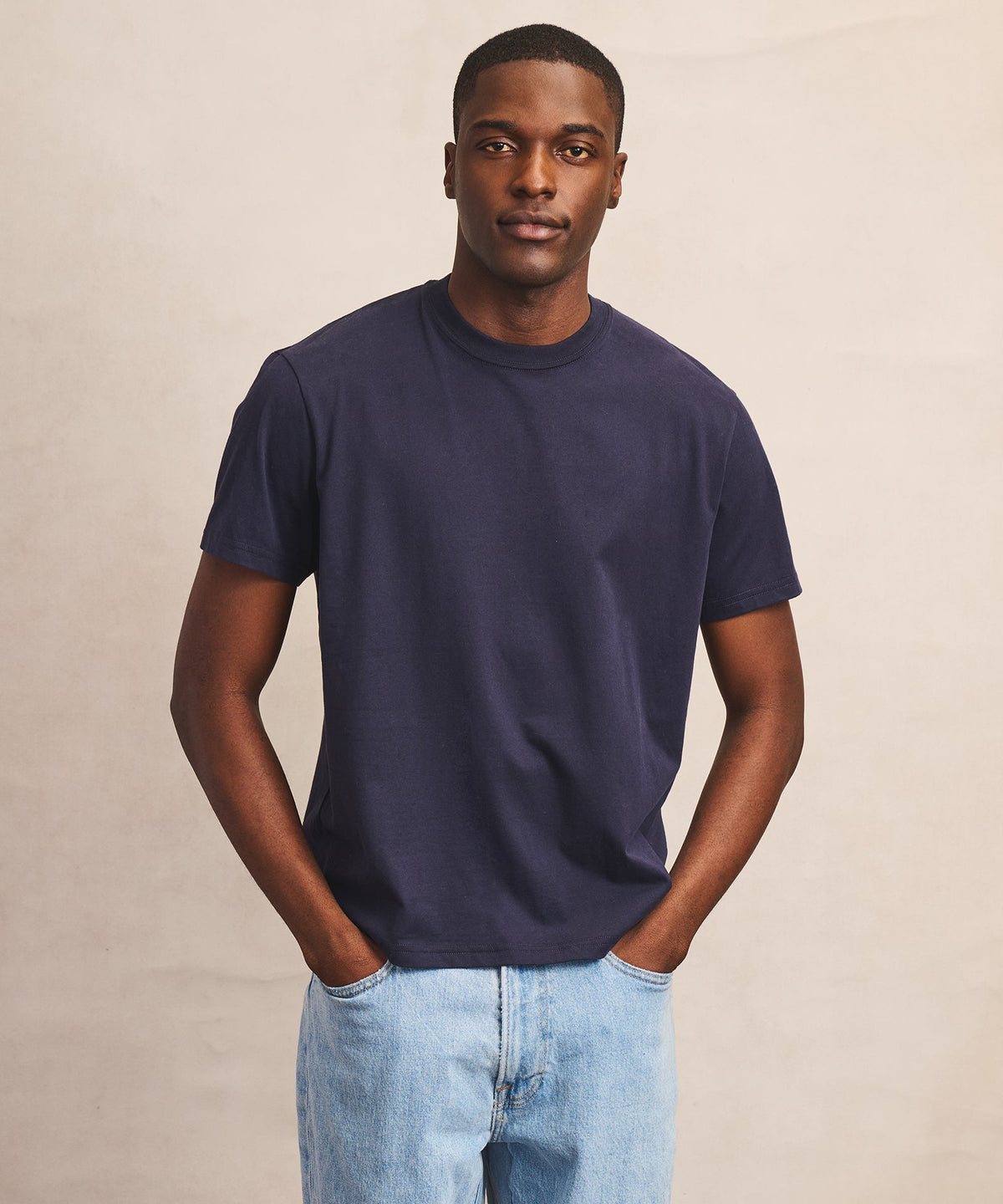 Lightweight Brushed Cotton Tee