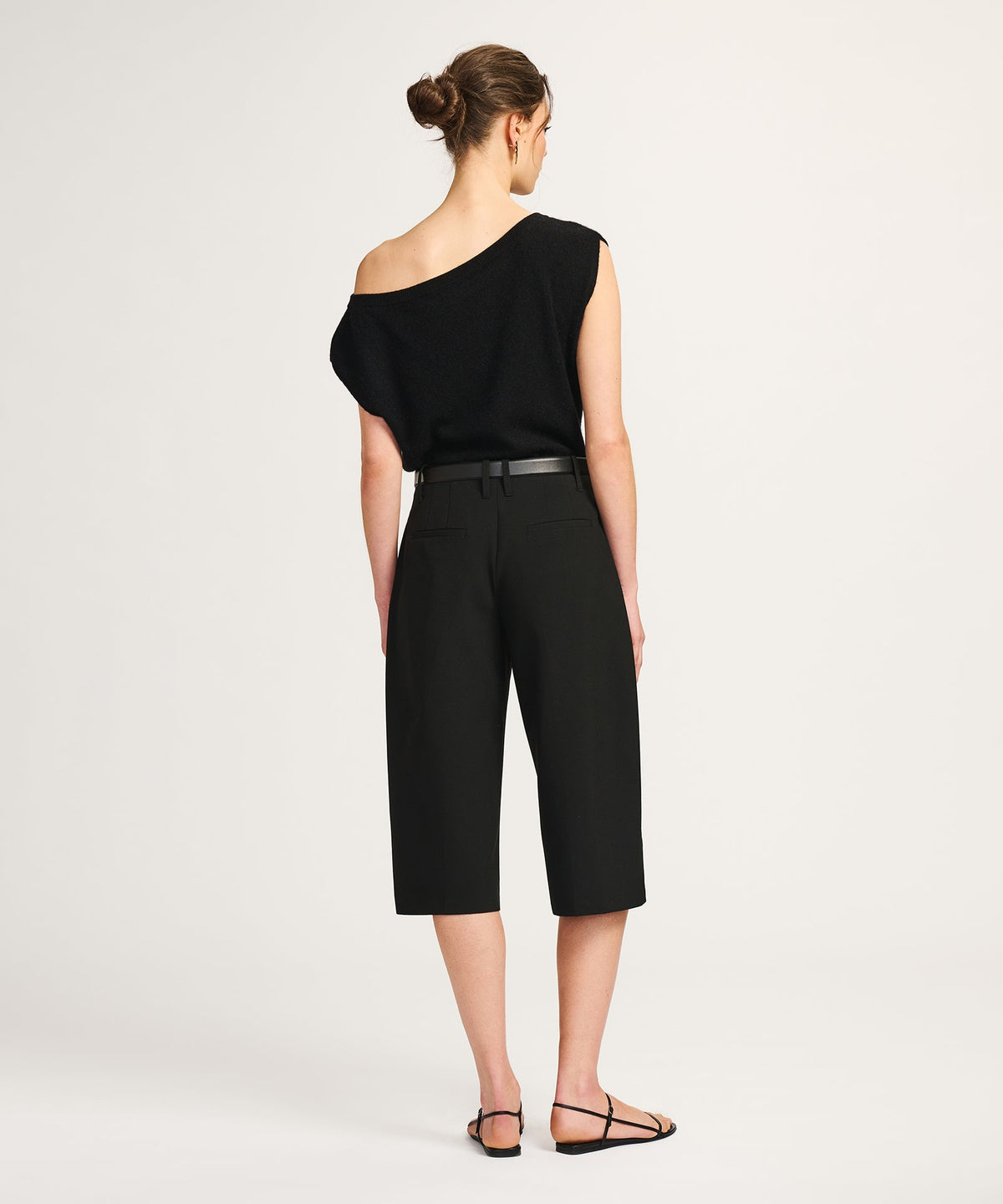 Lightweight Cashmere Off The Shoulder Tank