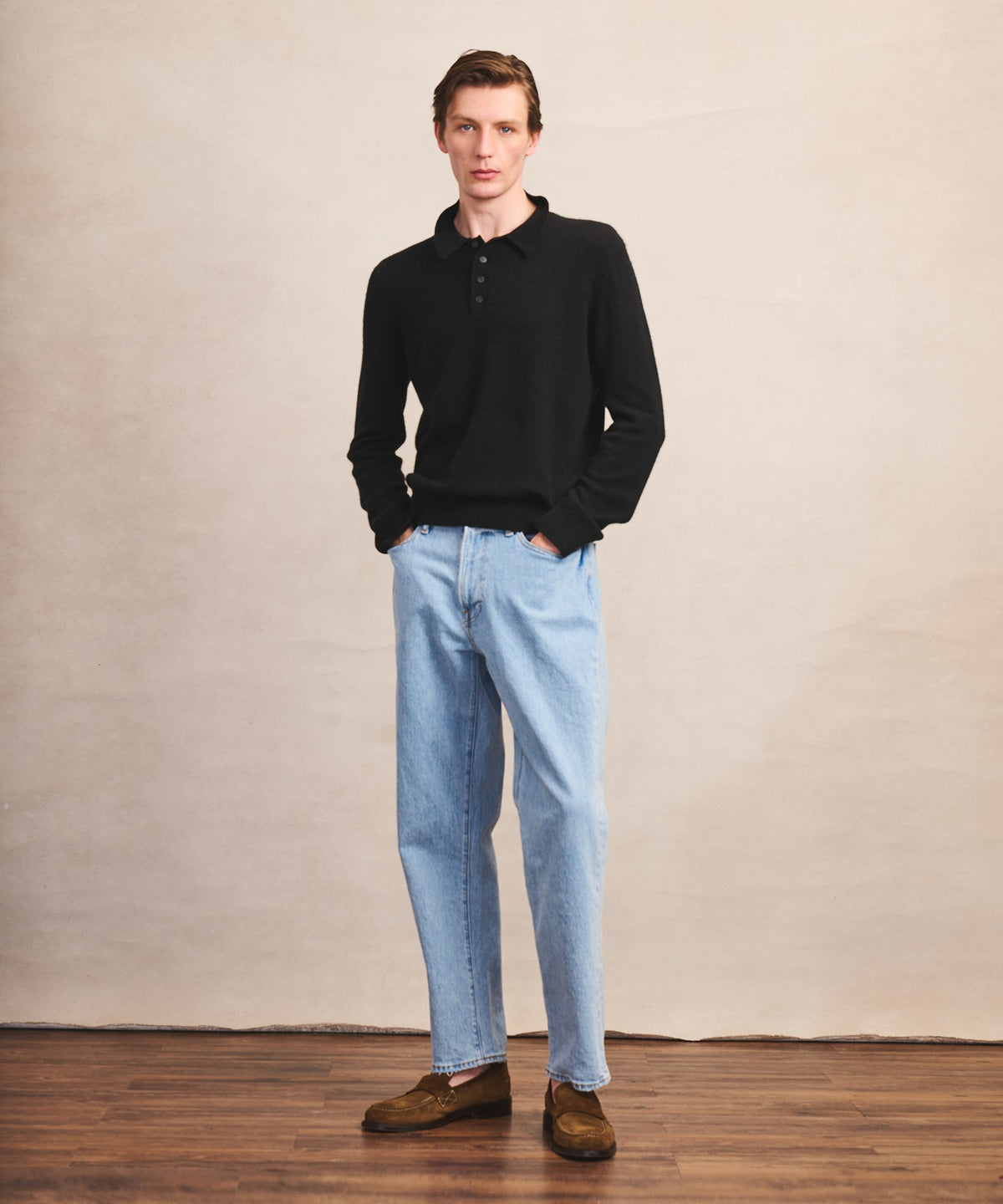 Lightweight Cashmere Polo