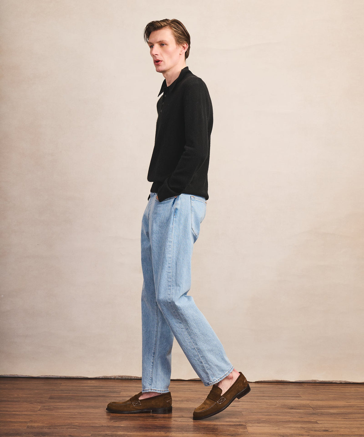 Lightweight Cashmere Polo