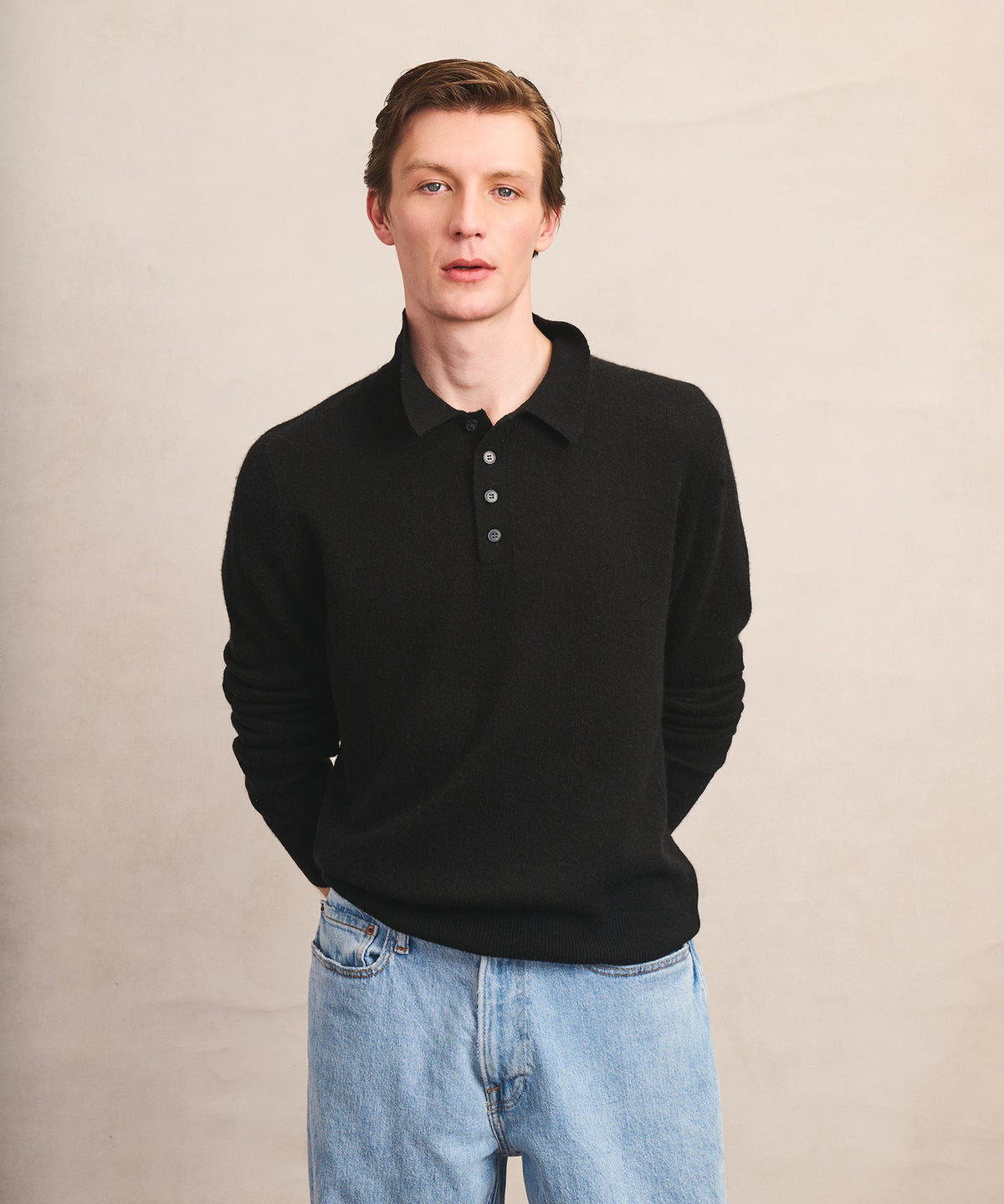 Lightweight Cashmere Polo