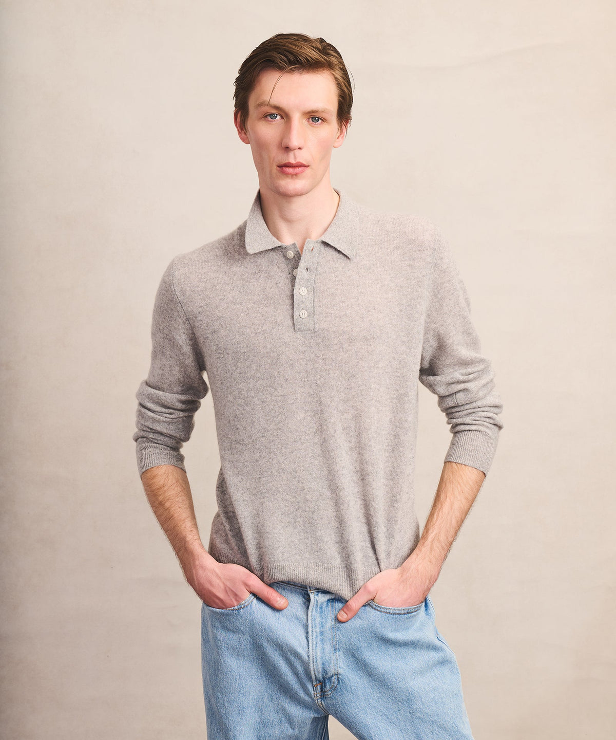 Lightweight Cashmere Polo