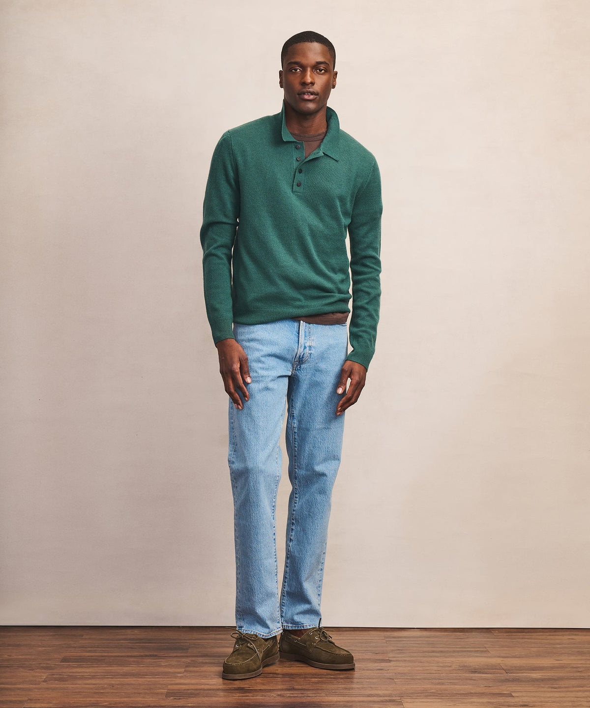 Lightweight Cashmere Polo
