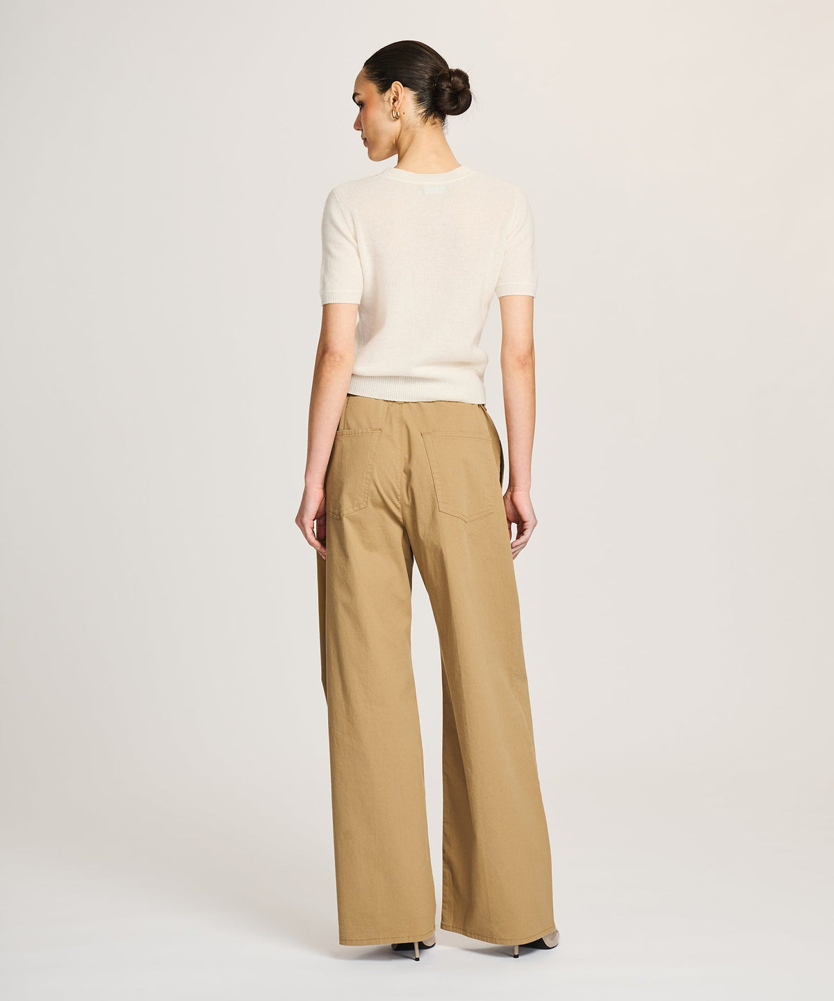 Lightweight Cashmere Short Sleeve Sweater