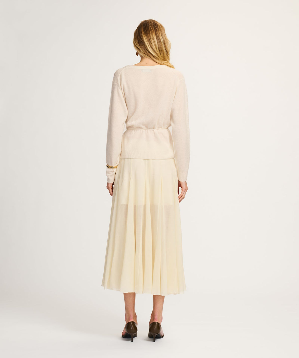 Lightweight Cashmere Wrap Top