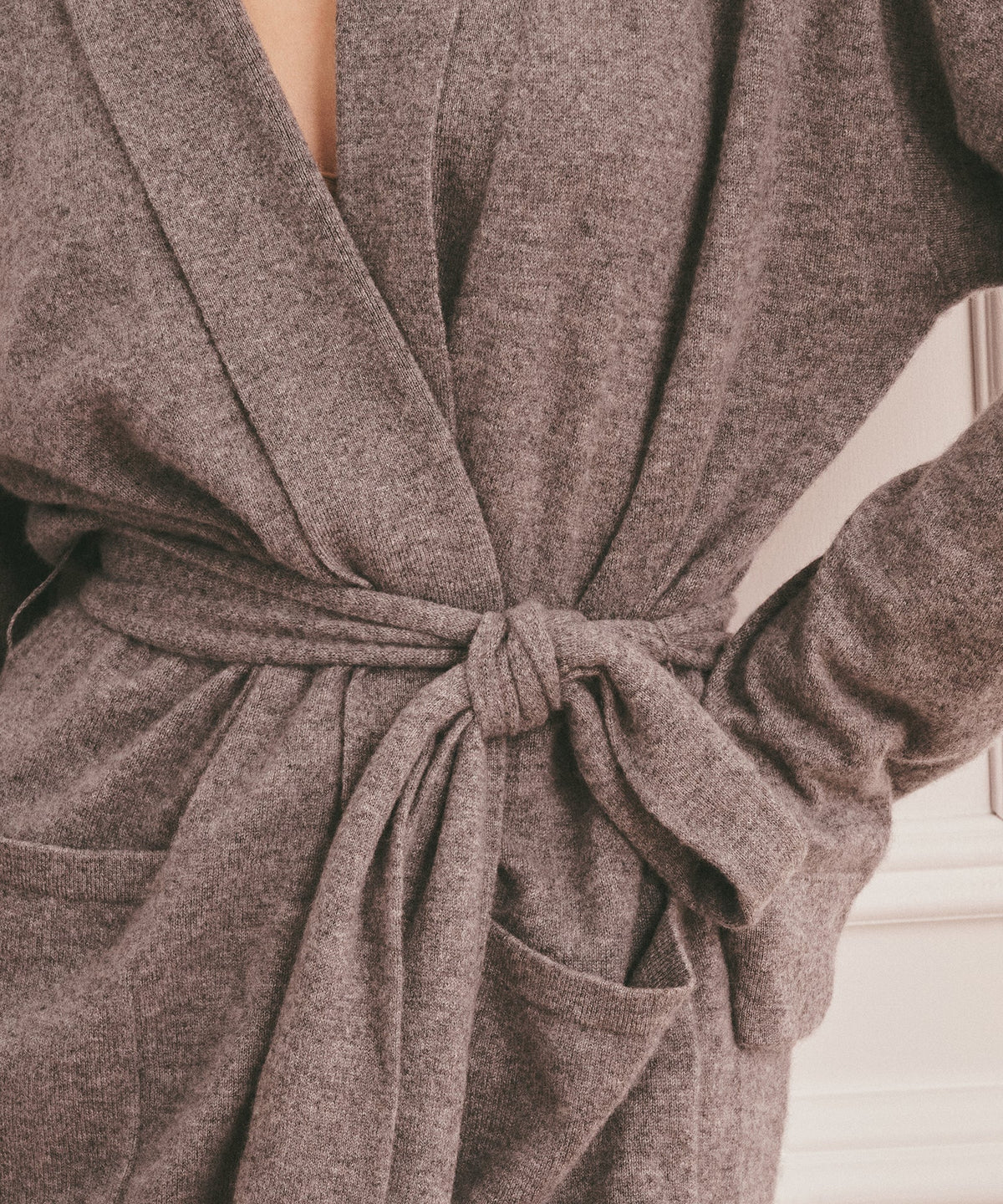 Signature Cashmere Long Robe