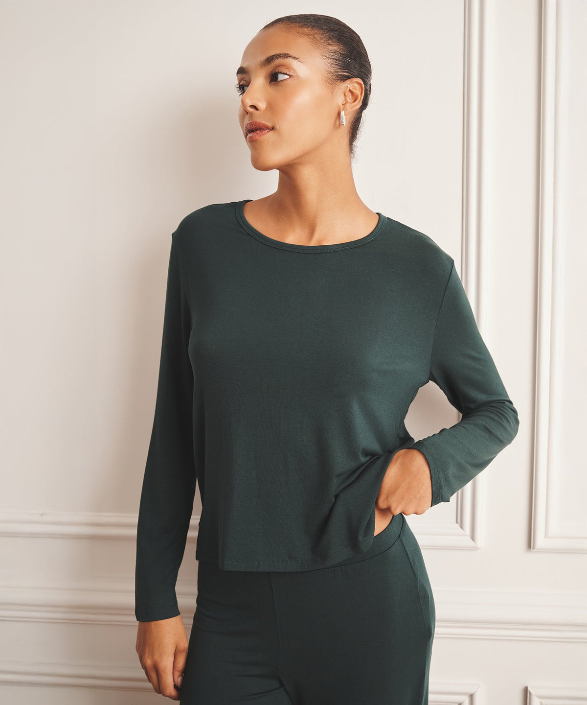 Breathable Long Sleeve Sleep Tee