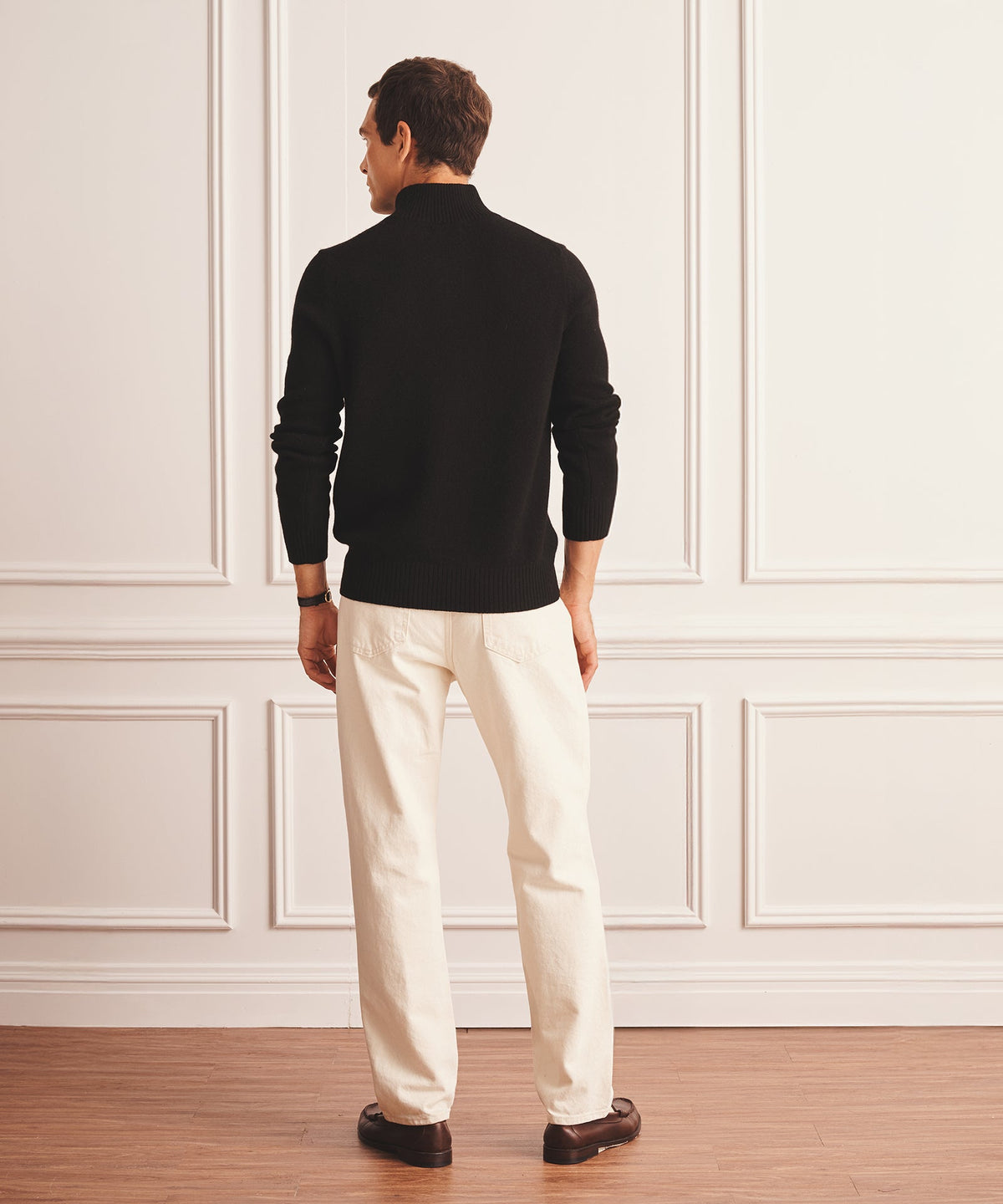 Luxe Cashmere Button Pullover Sweater