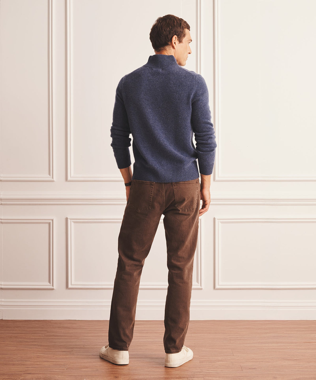 Luxe Cashmere Button Pullover Sweater
