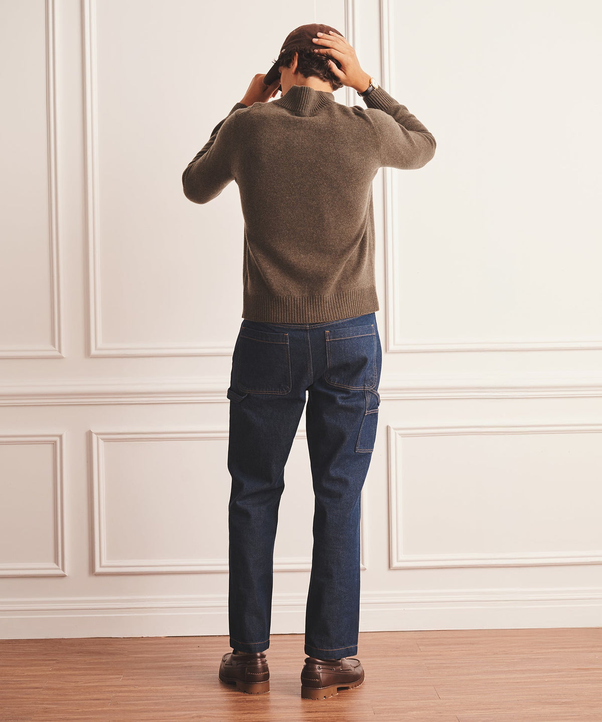 Luxe Cashmere Button Pullover Sweater