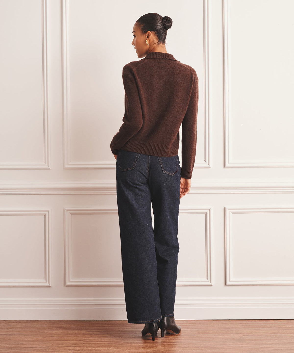 Collared Cashmere Cardigan