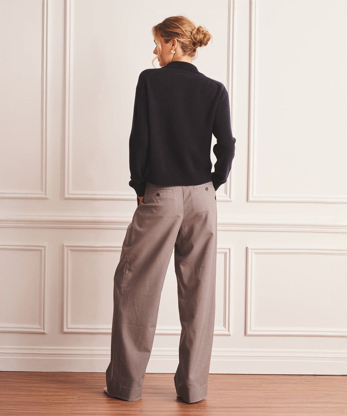 Collared Cashmere Cardigan