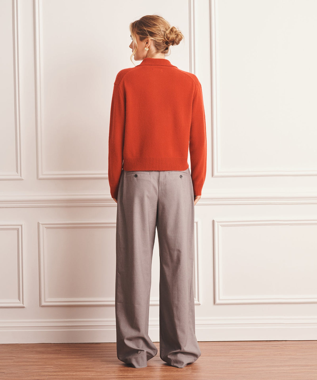 Collared Cashmere Cardigan