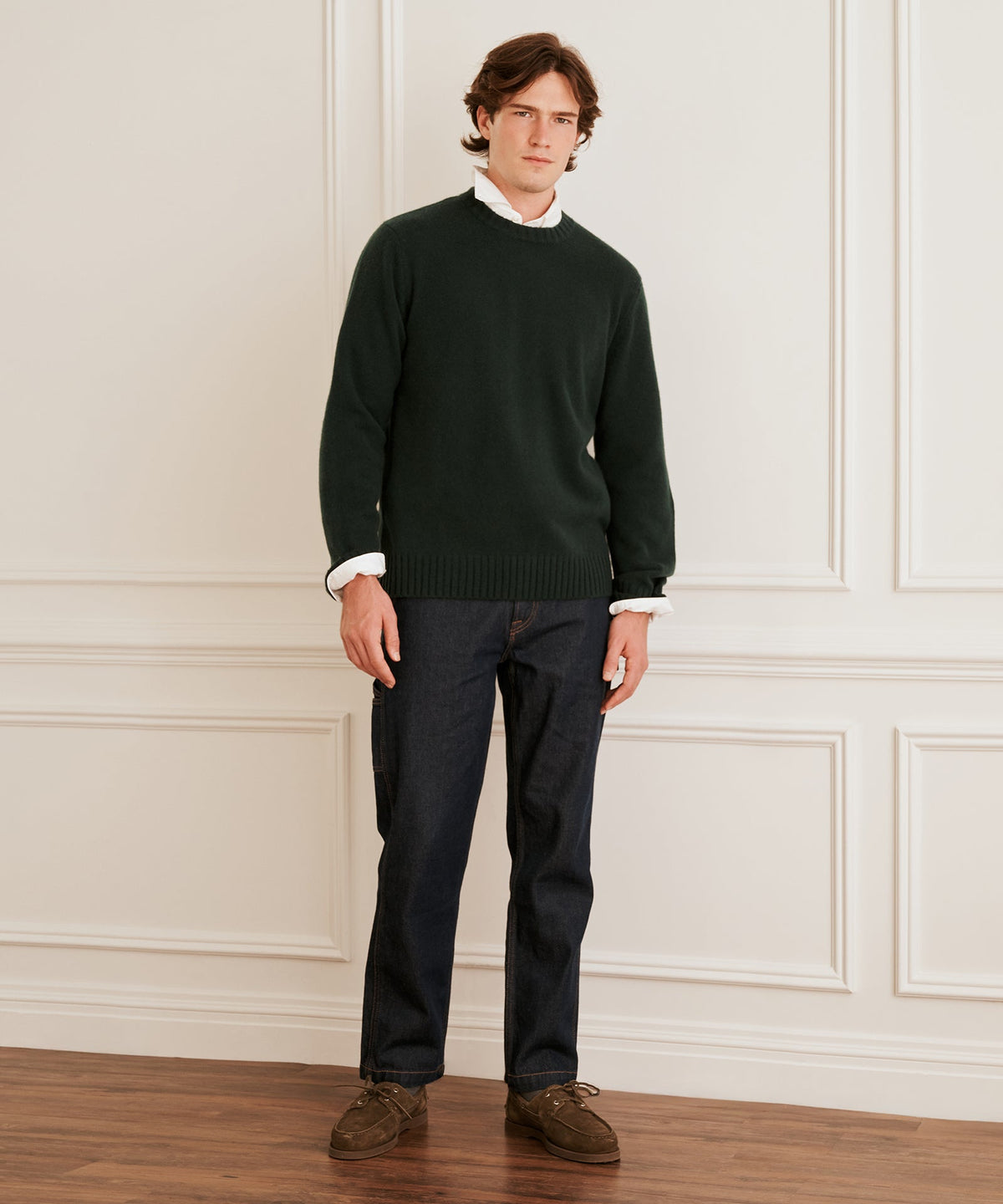 Luxe Cashmere Crewneck Sweater