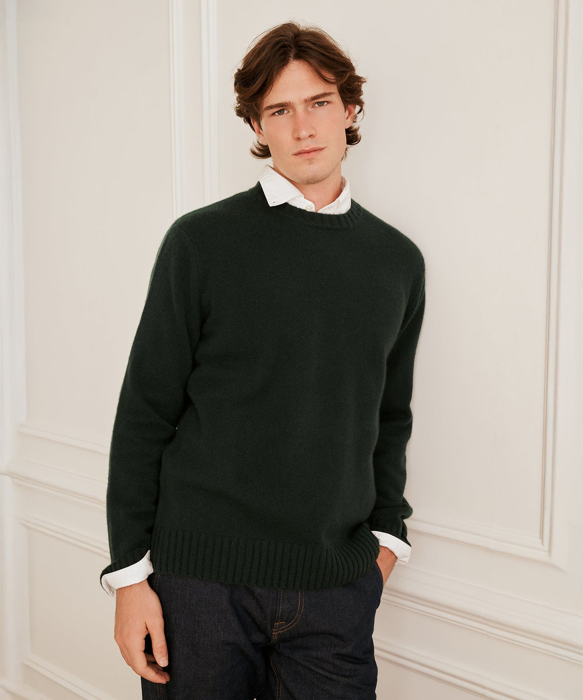 Luxe Cashmere Crewneck Sweater