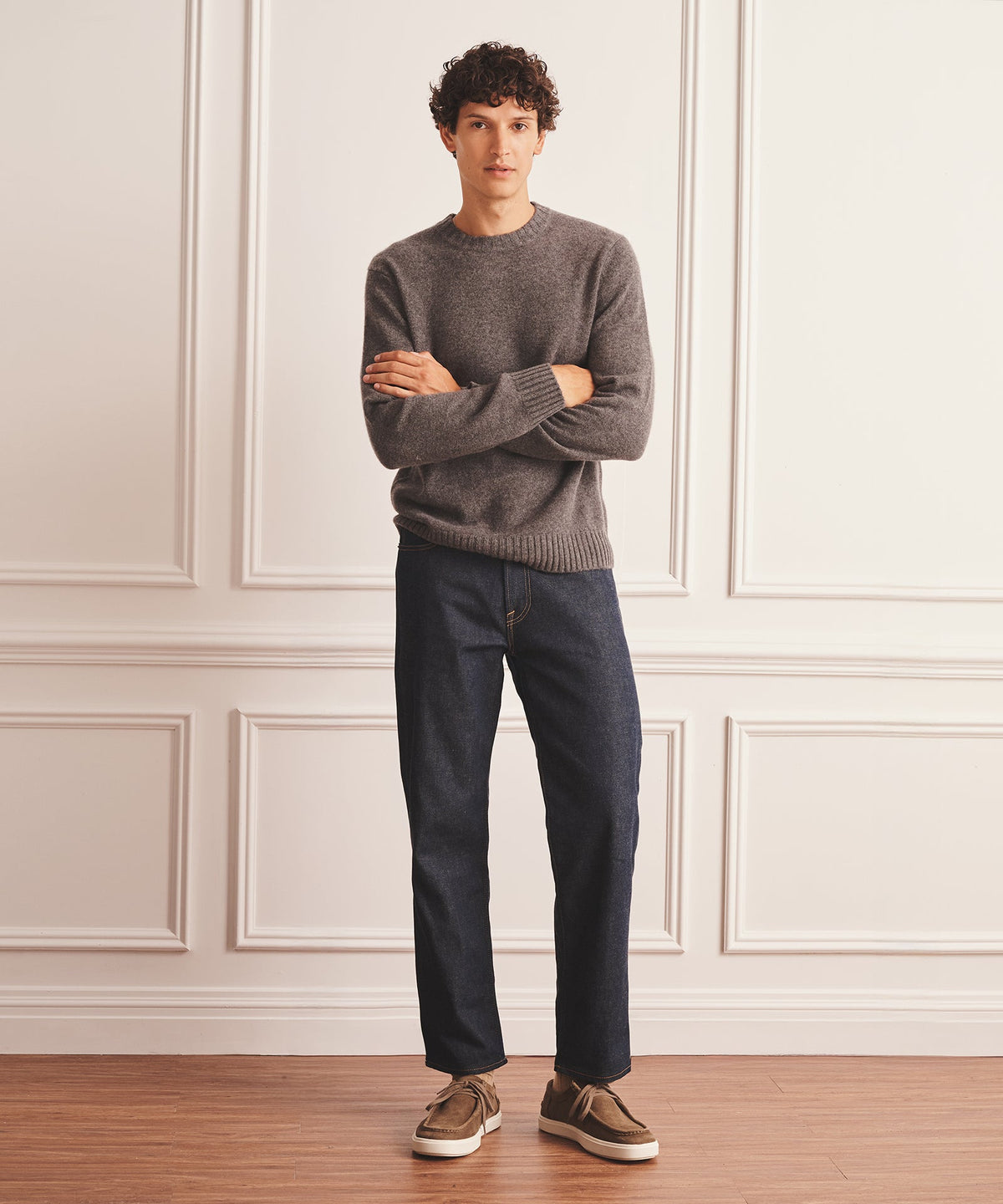 Luxe Cashmere Crewneck Sweater