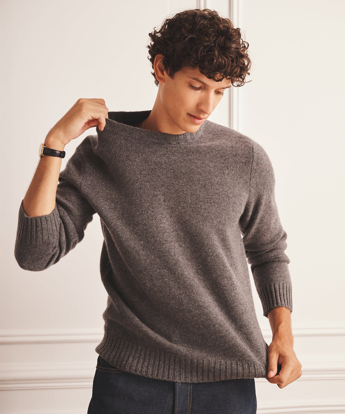 Luxe Cashmere Crewneck Sweater