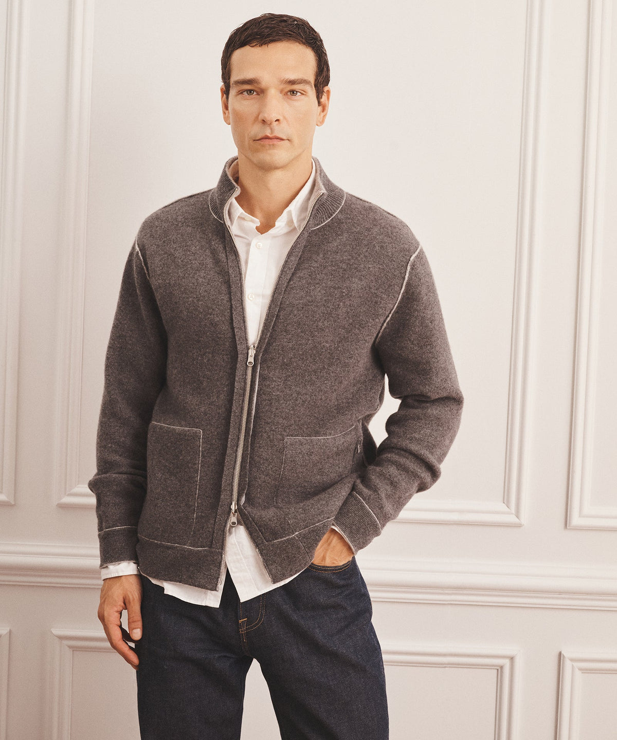 Luxe Cashmere Double Faced Jacket