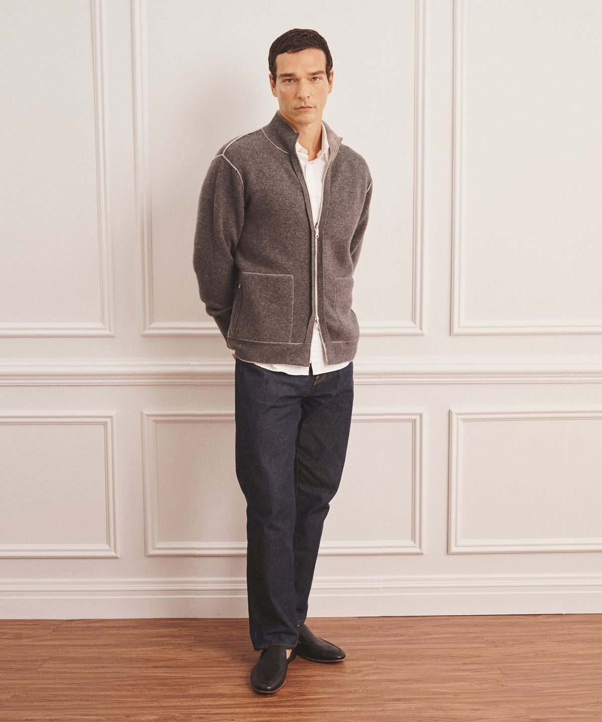 Luxe Cashmere Double Faced Jacket