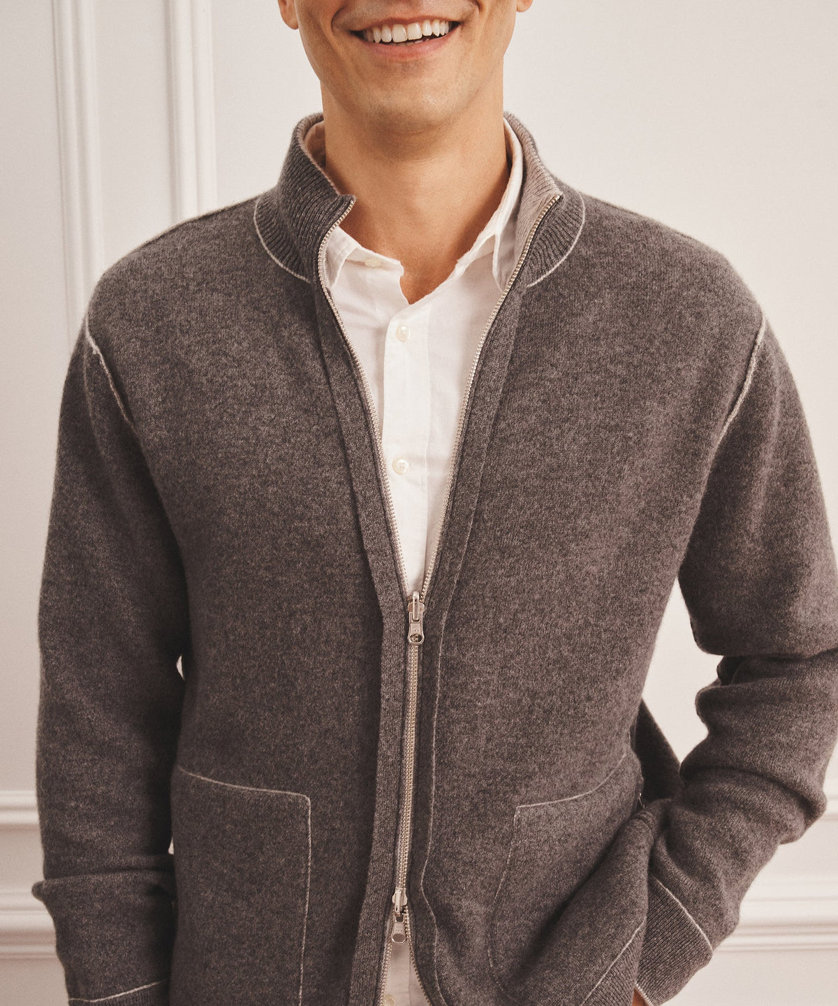 Luxe Cashmere Double Faced Jacket