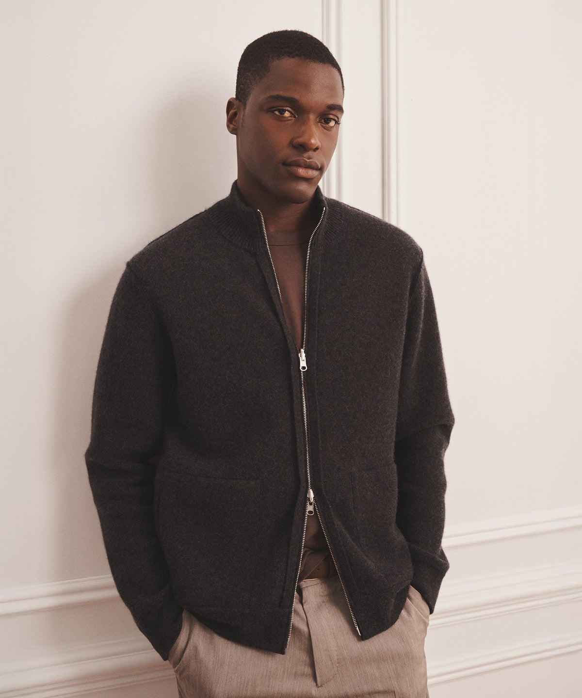 Luxe Cashmere Double Faced Jacket