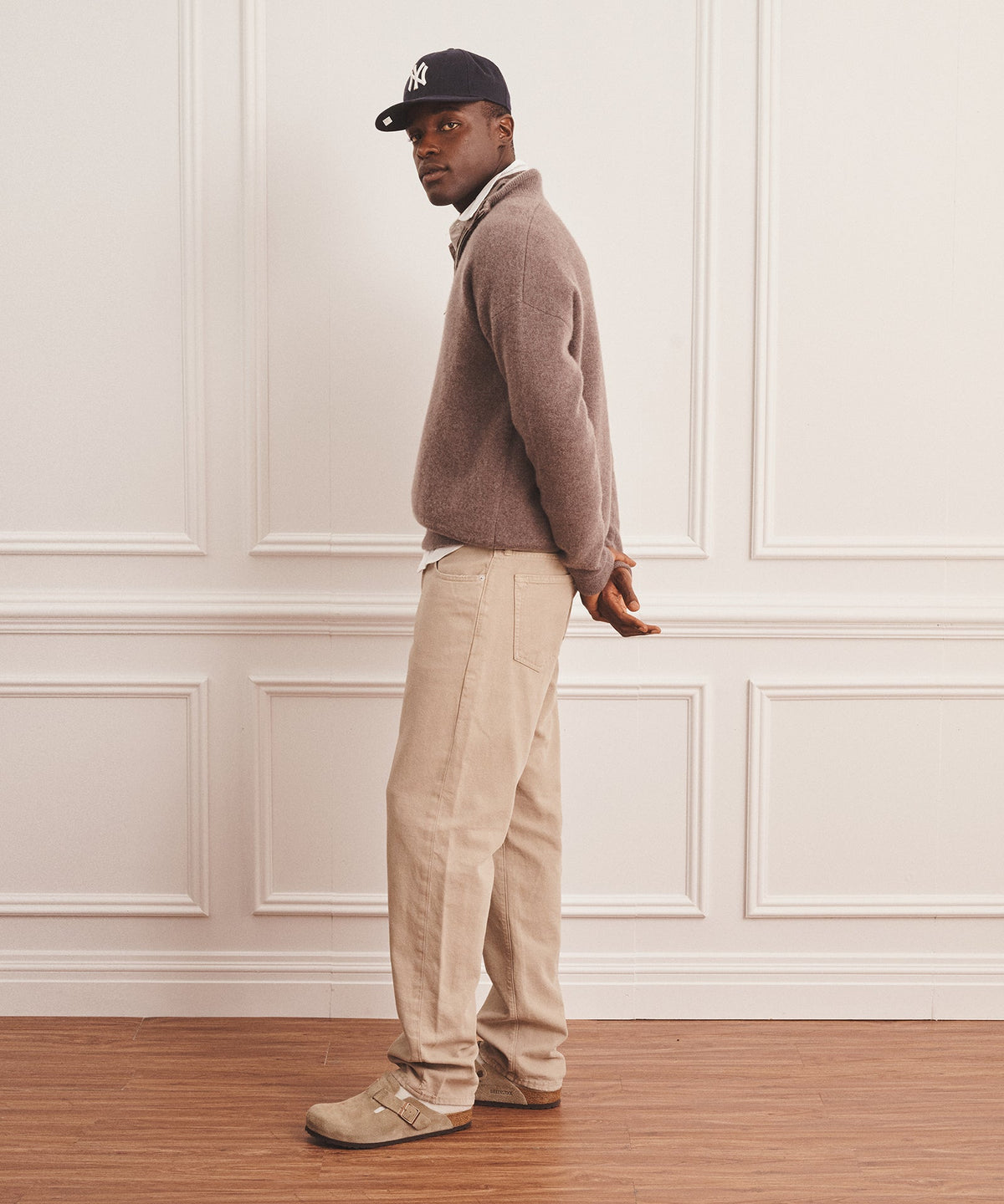 Luxe Cashmere Double Faced Quarter Zip