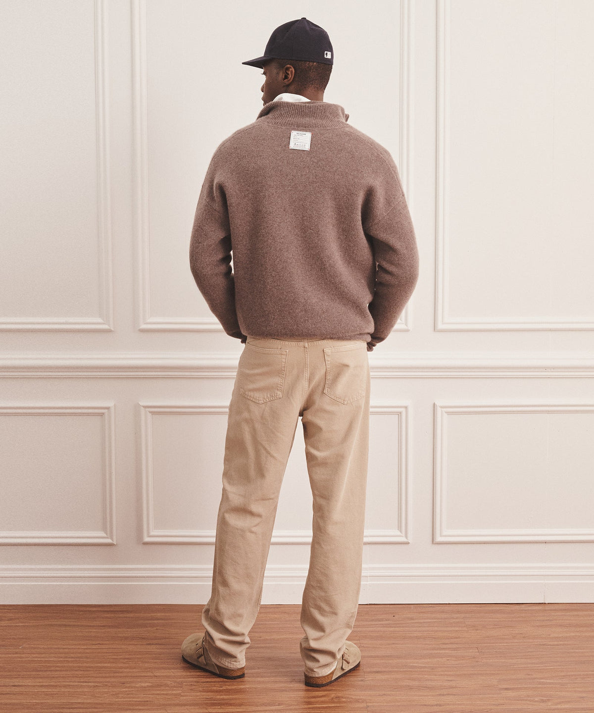 Luxe Cashmere Double Faced Quarter Zip