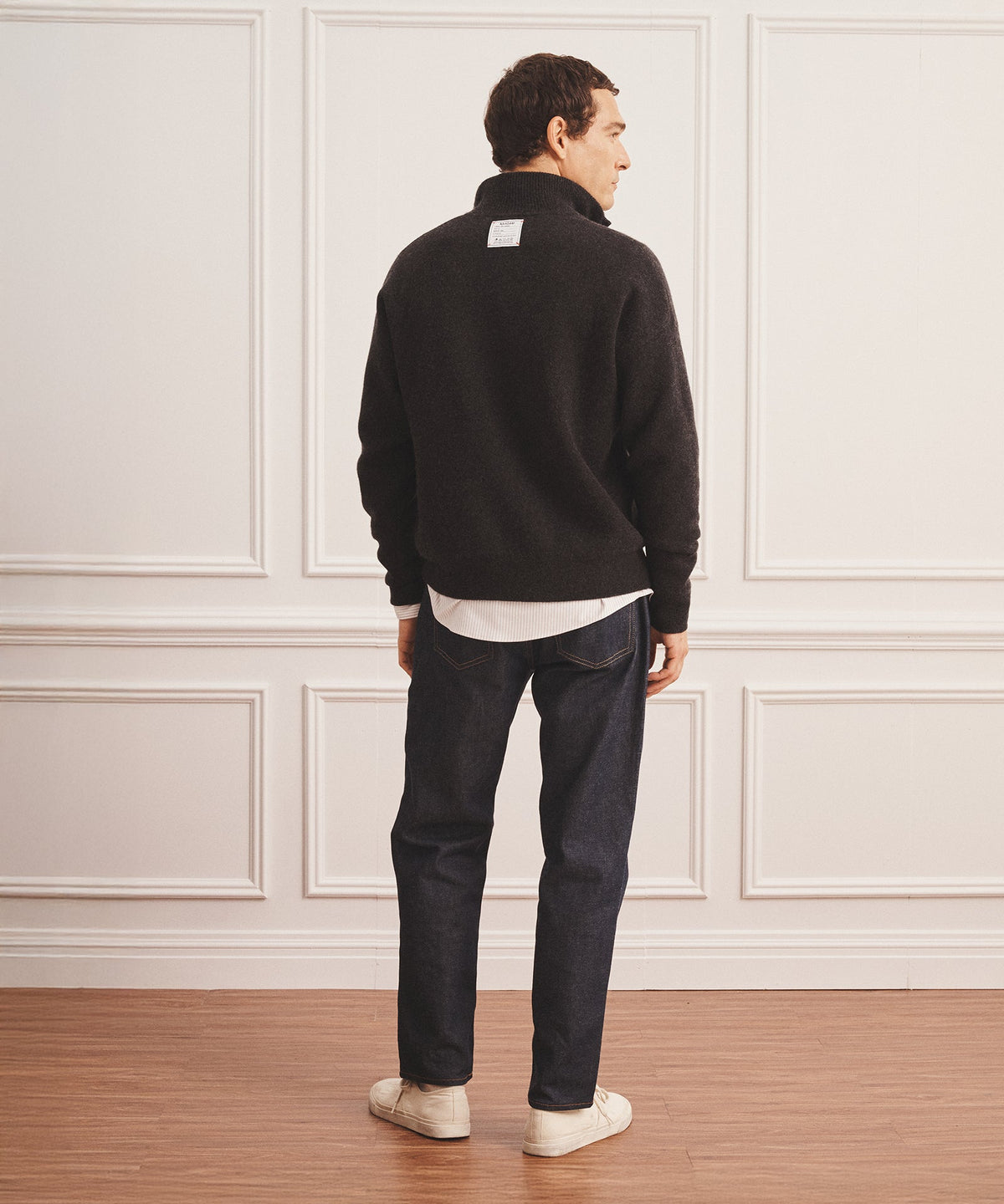 Luxe Cashmere Double Faced Quarter Zip