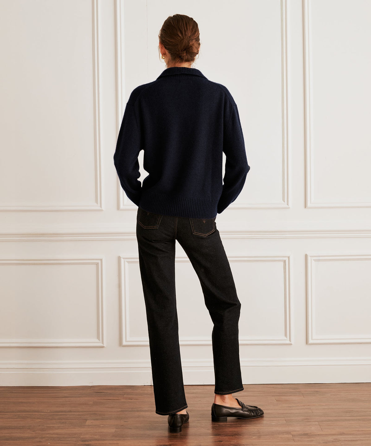 Luxe Cashmere High Neck Quarter Zip