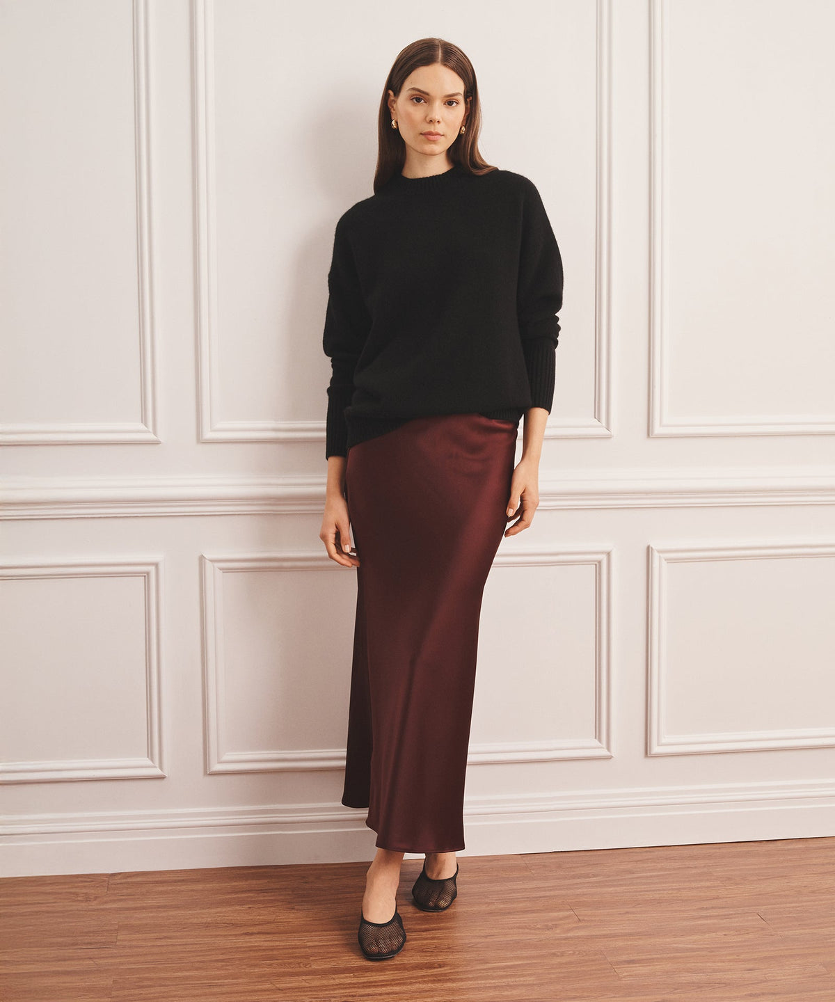 Luxe Cashmere Oversized Crewneck Sweater