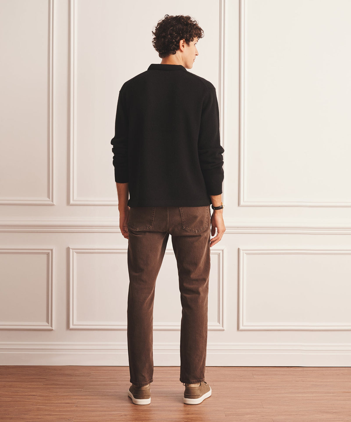 Luxe Cashmere Polo Sweater