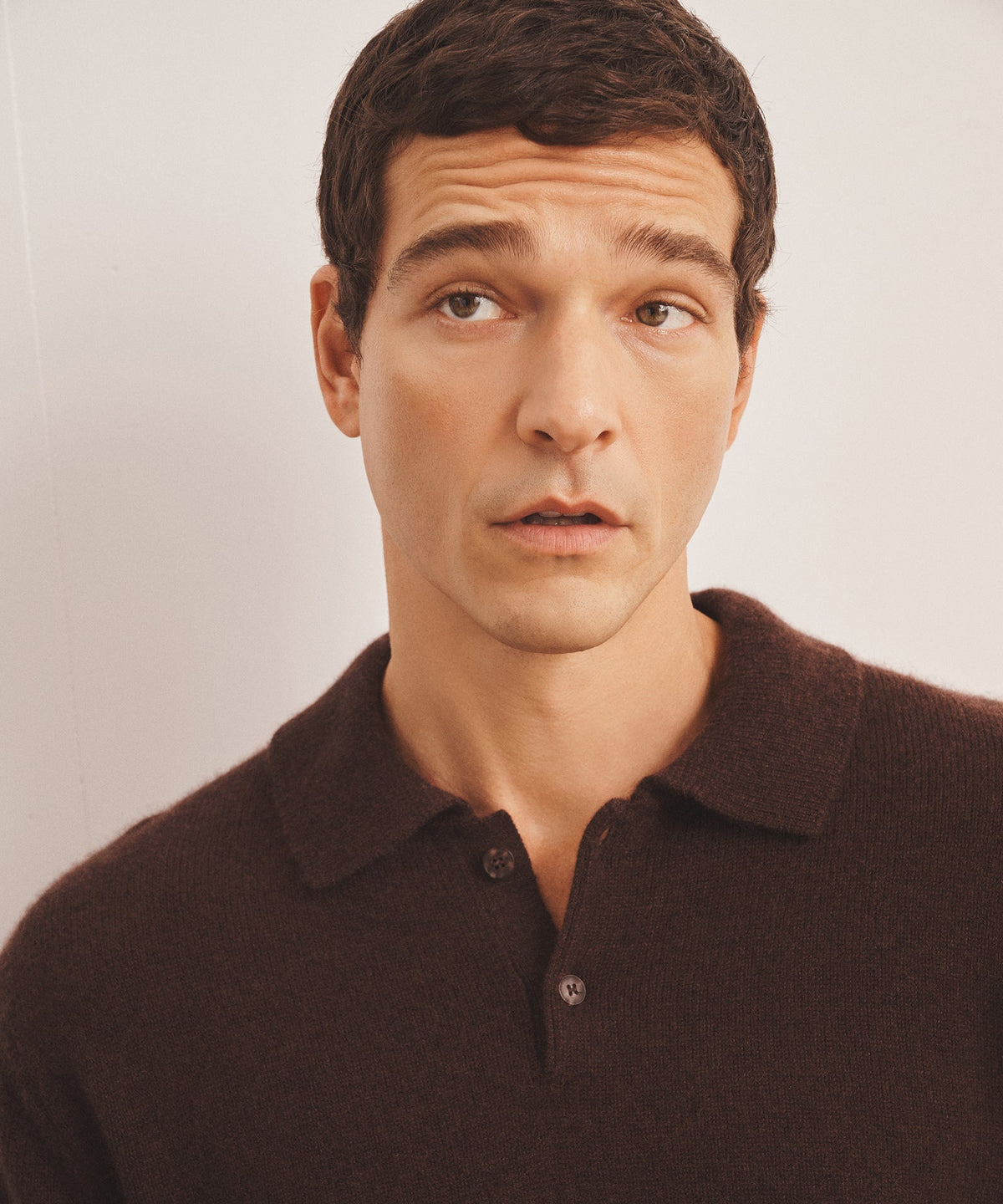 Luxe Cashmere Polo Sweater