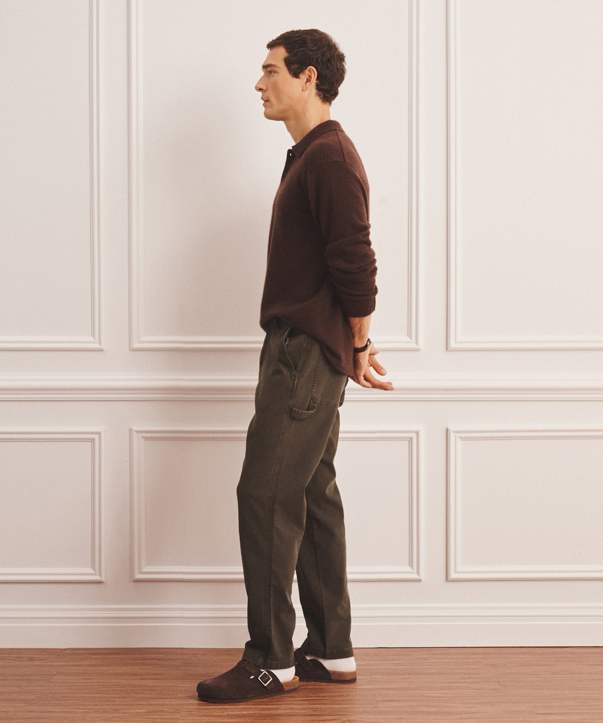 Luxe Cashmere Polo Sweater