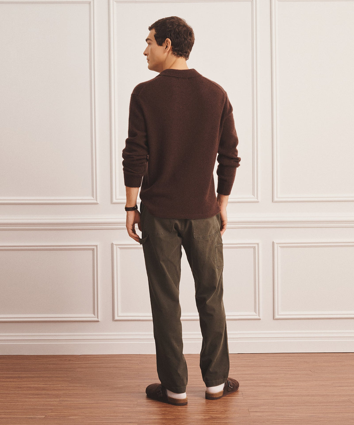 Luxe Cashmere Polo Sweater