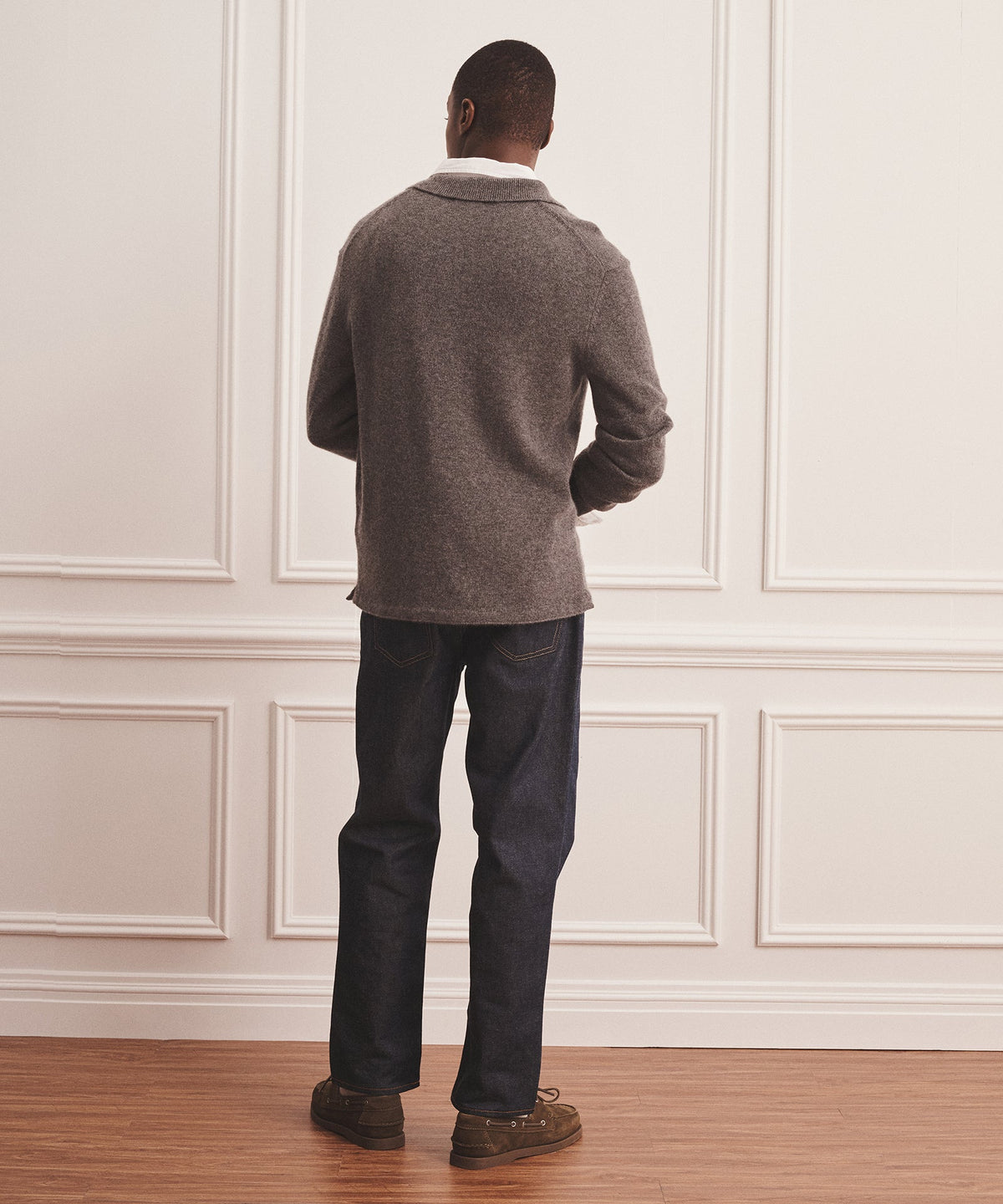 Luxe Cashmere Polo Sweater