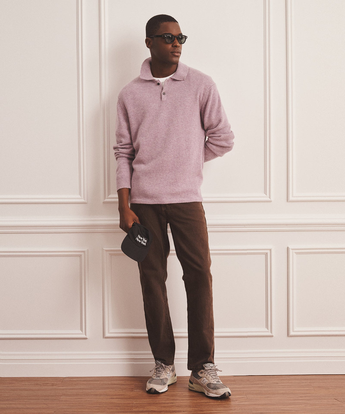 Luxe Cashmere Polo Sweater