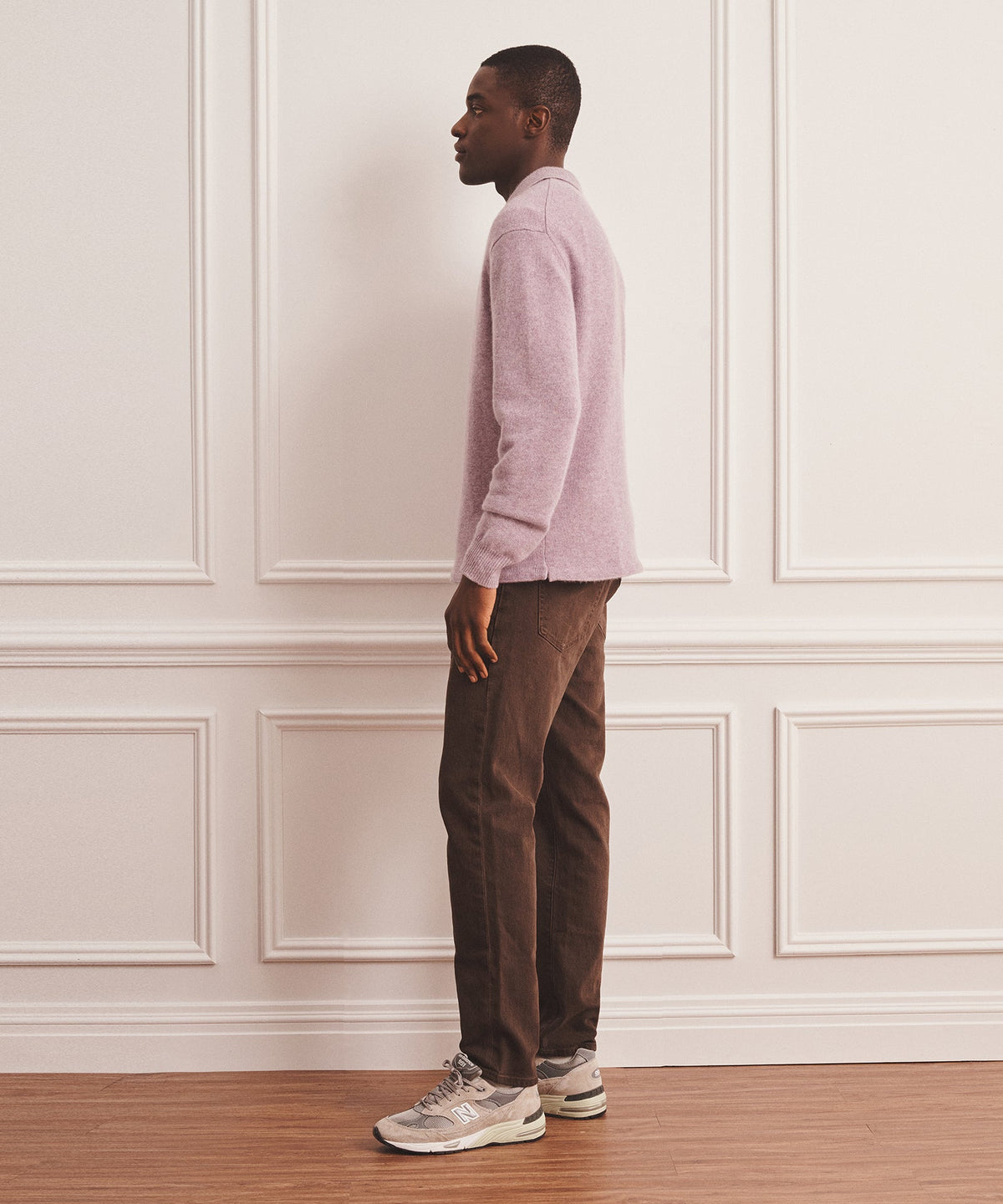 Luxe Cashmere Polo Sweater