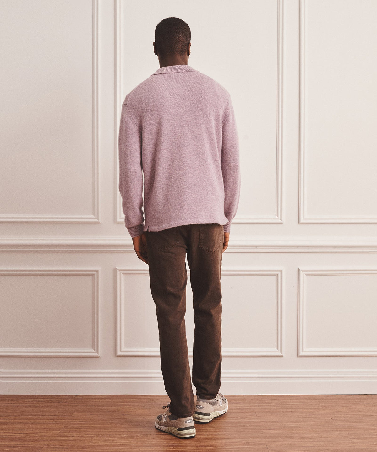 Luxe Cashmere Polo Sweater